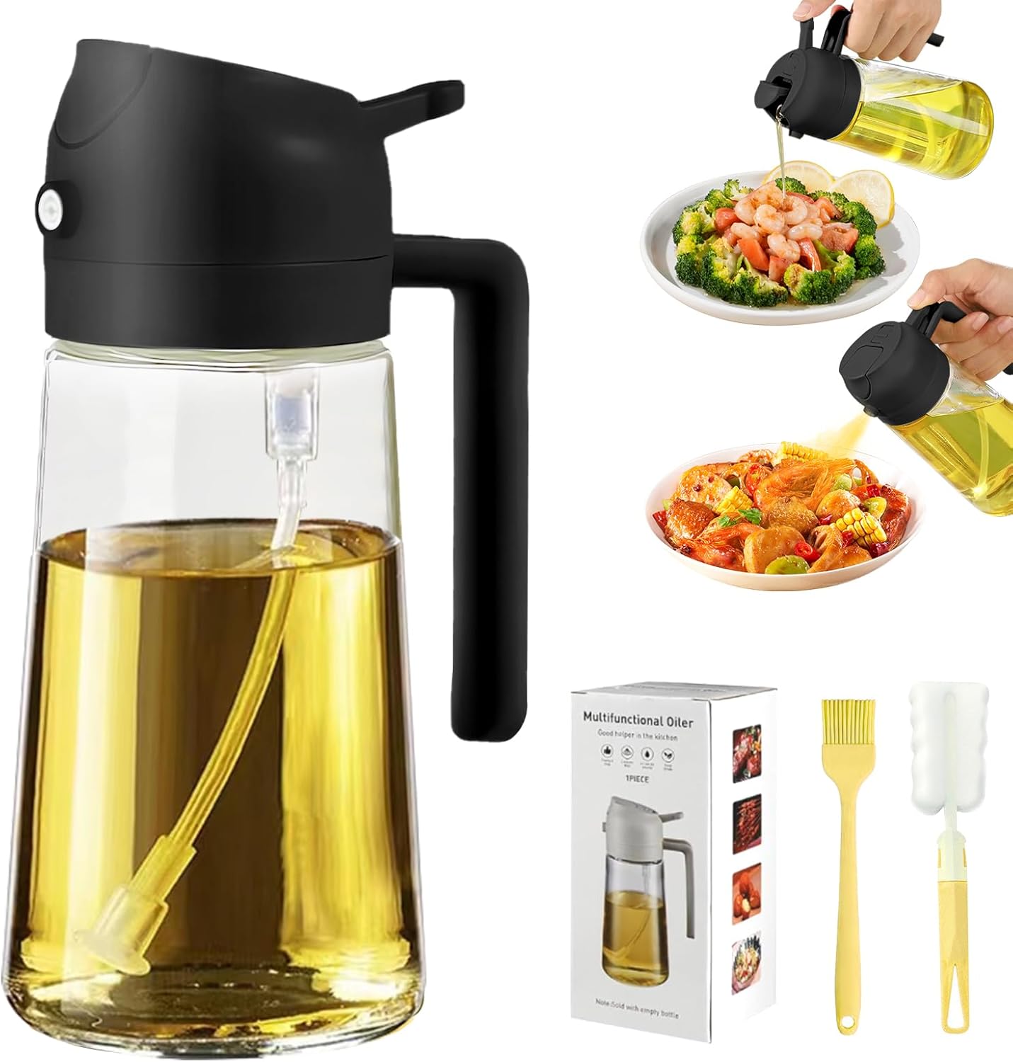 2 in 1 Olive Oil Sprayer-5 pack