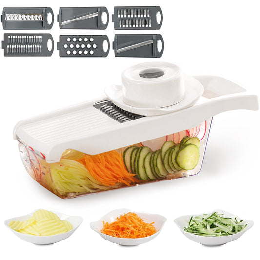 6-in-1 Multifunctional Vegetable Slicer-2 pack